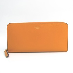 Mulberry Unisex Leather Long Wallet (bi-fold) Orange