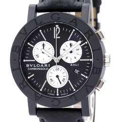 BVLGARI Carbon Gold Chronograph Unisex Limited Watch BB38CLCH