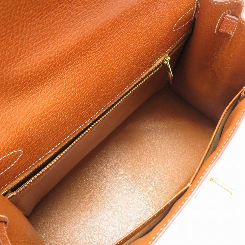 24/24 leather crossbody bag Hermès Brown in Leather - 33825730