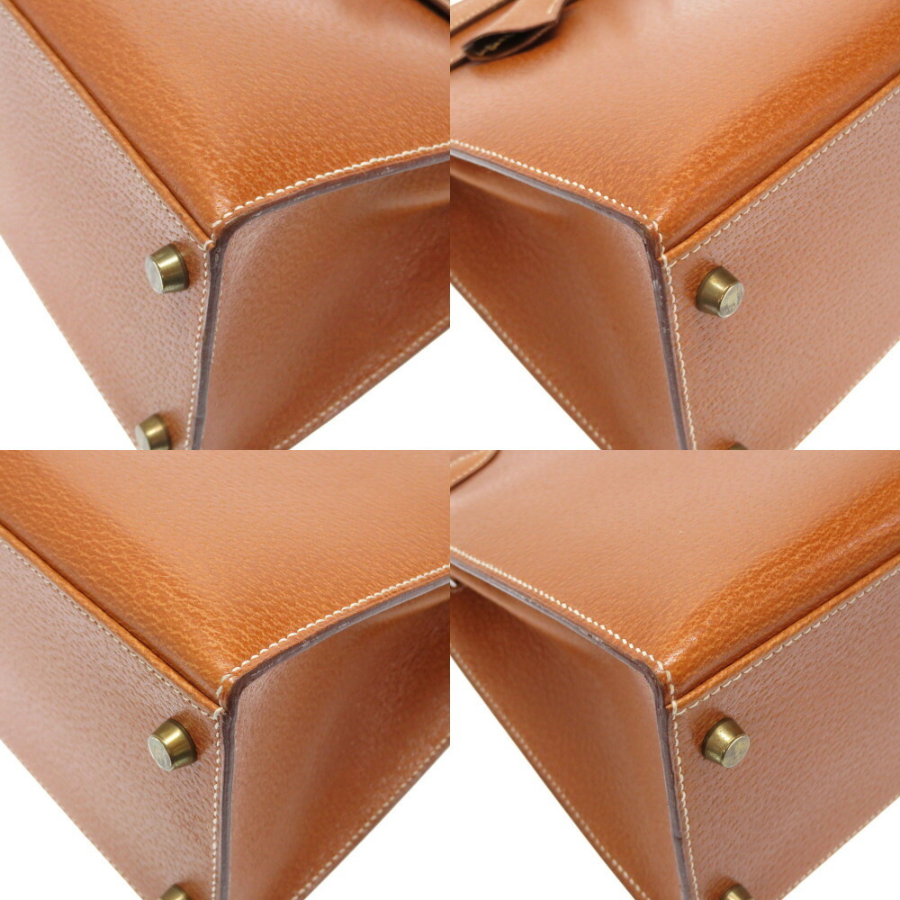 Leather handbag Hermès Brown in Leather - 33226920