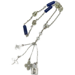 Louis Vuitton Sotoire Veil Ankhlusion M65544 Blue Stone Necklace 0219 LOUIS VUITTON