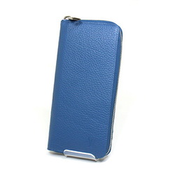 Louis Vuitton Zippy Wallet Vertical M58411 Round Purse Blue