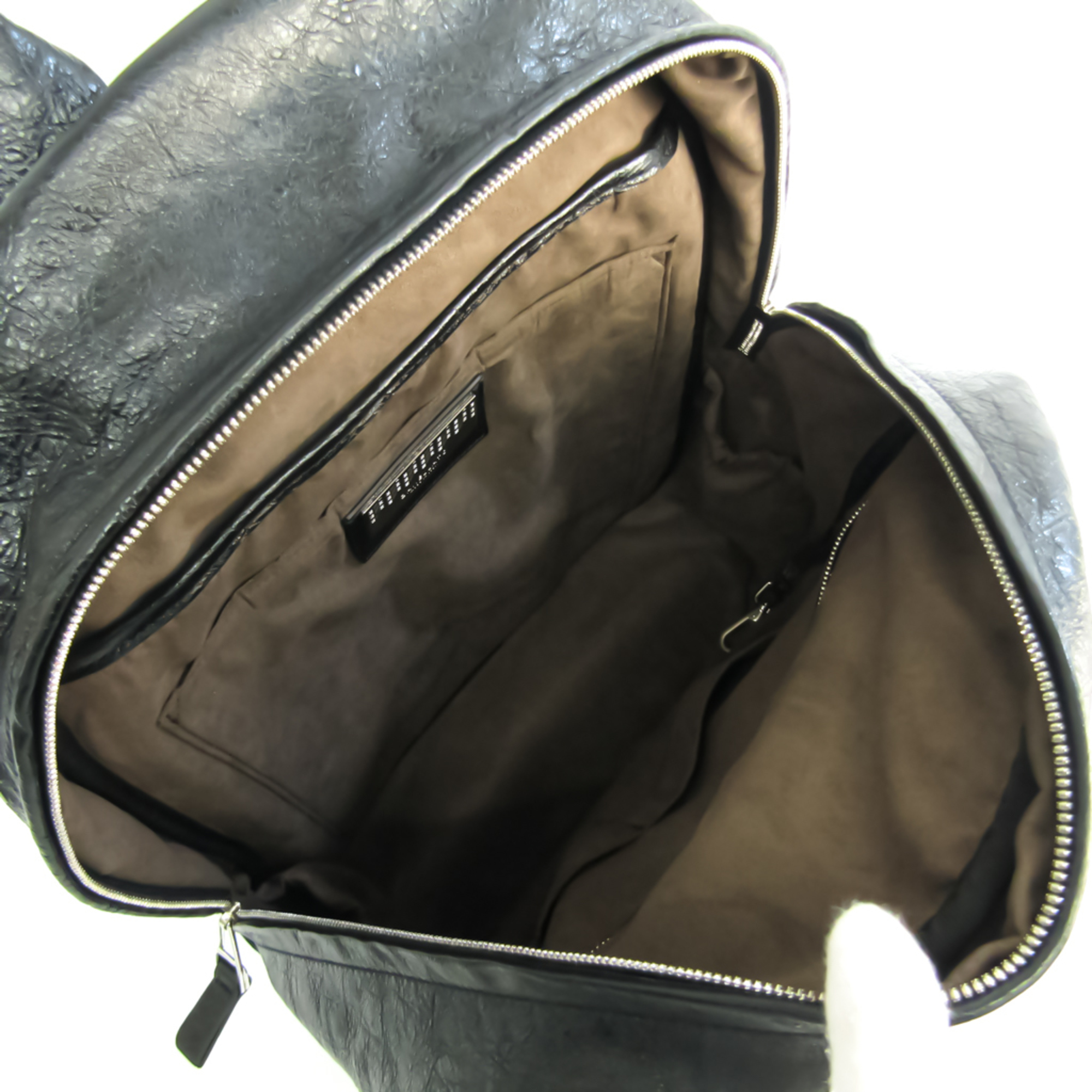 Zanellato ZAINO 36274 Unisex Leather Backpack Black