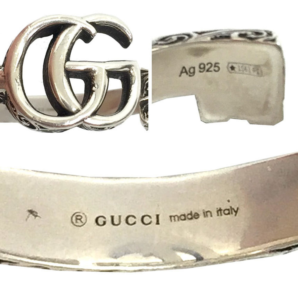 Gucci Double G Key Bracelet, Size 18, Silver, Silver