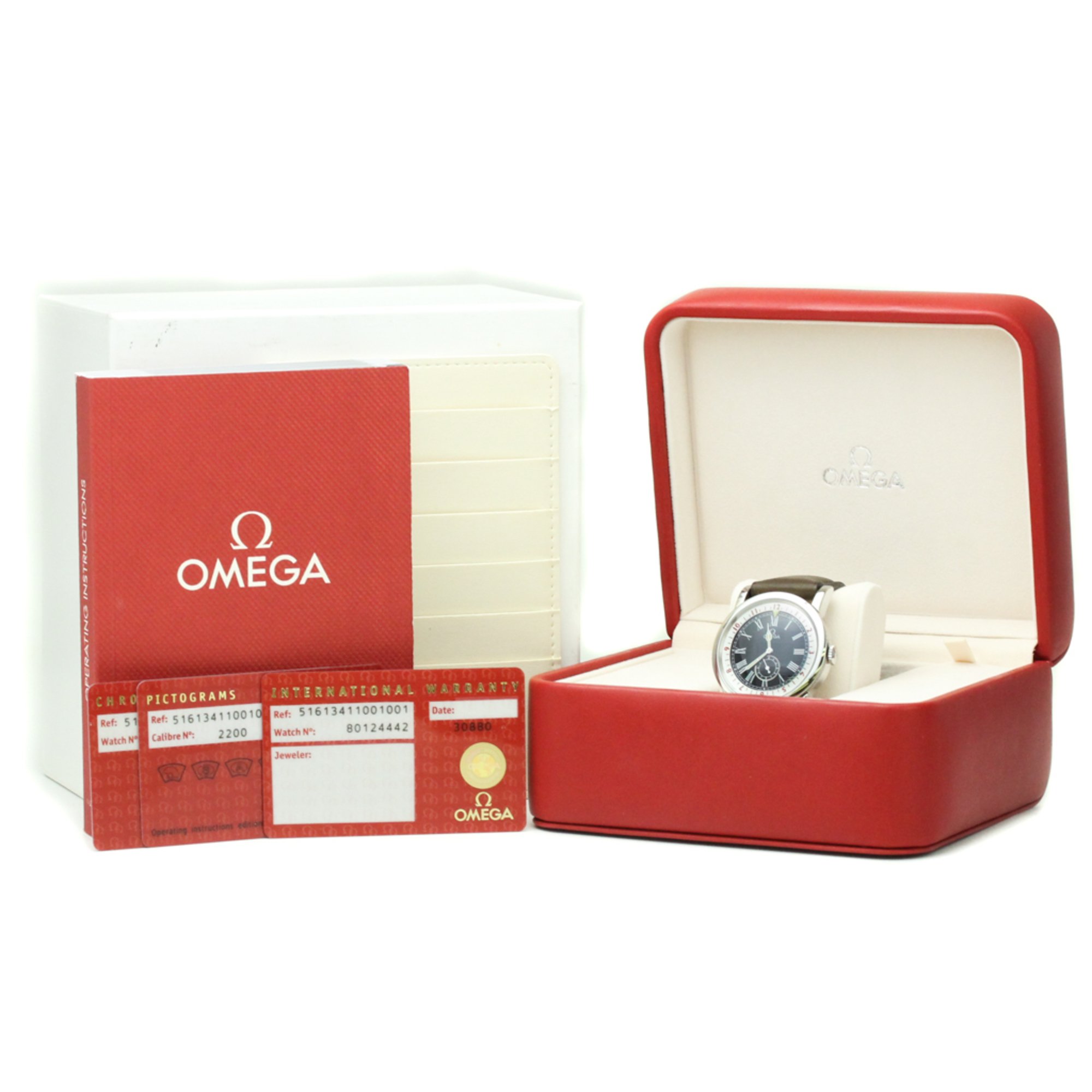 Omega Pilot Watch Automatic Stainless Steel Men's Sports Watch 516.13.41.10.01.001