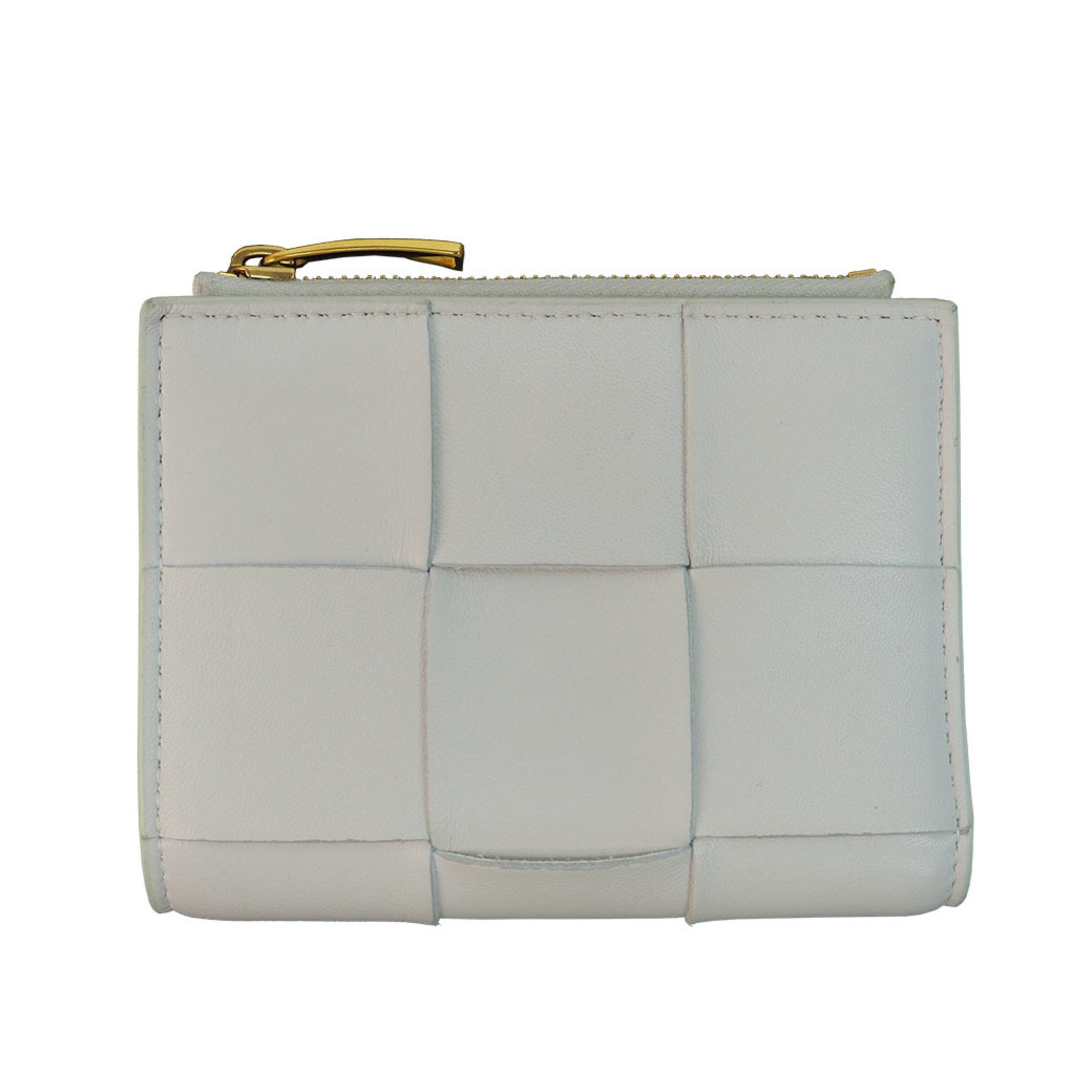 BOTTEGA VENETA 651381 Bi-Fold Flap Wallet White