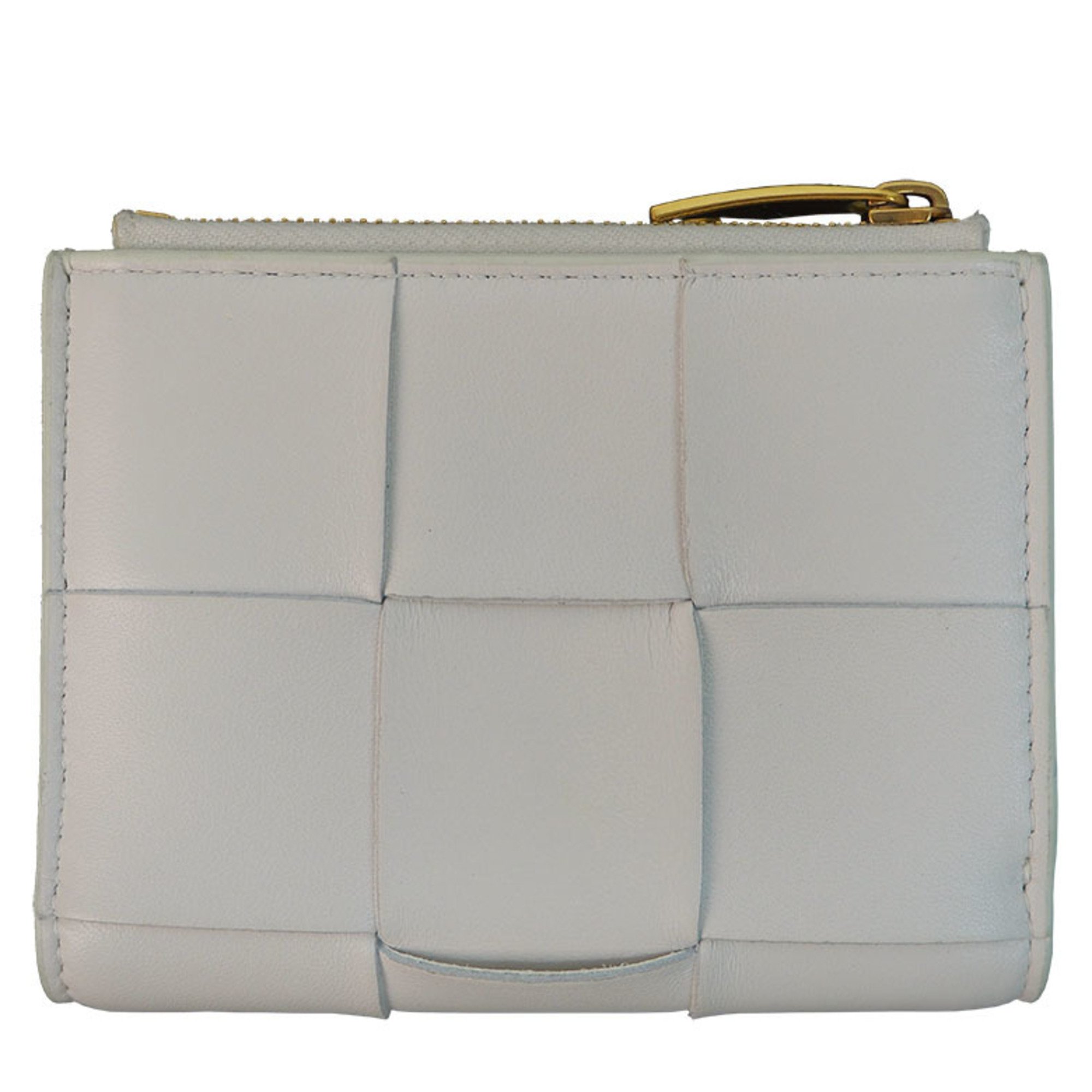 BOTTEGA VENETA 651381 Bi-Fold Flap Wallet White