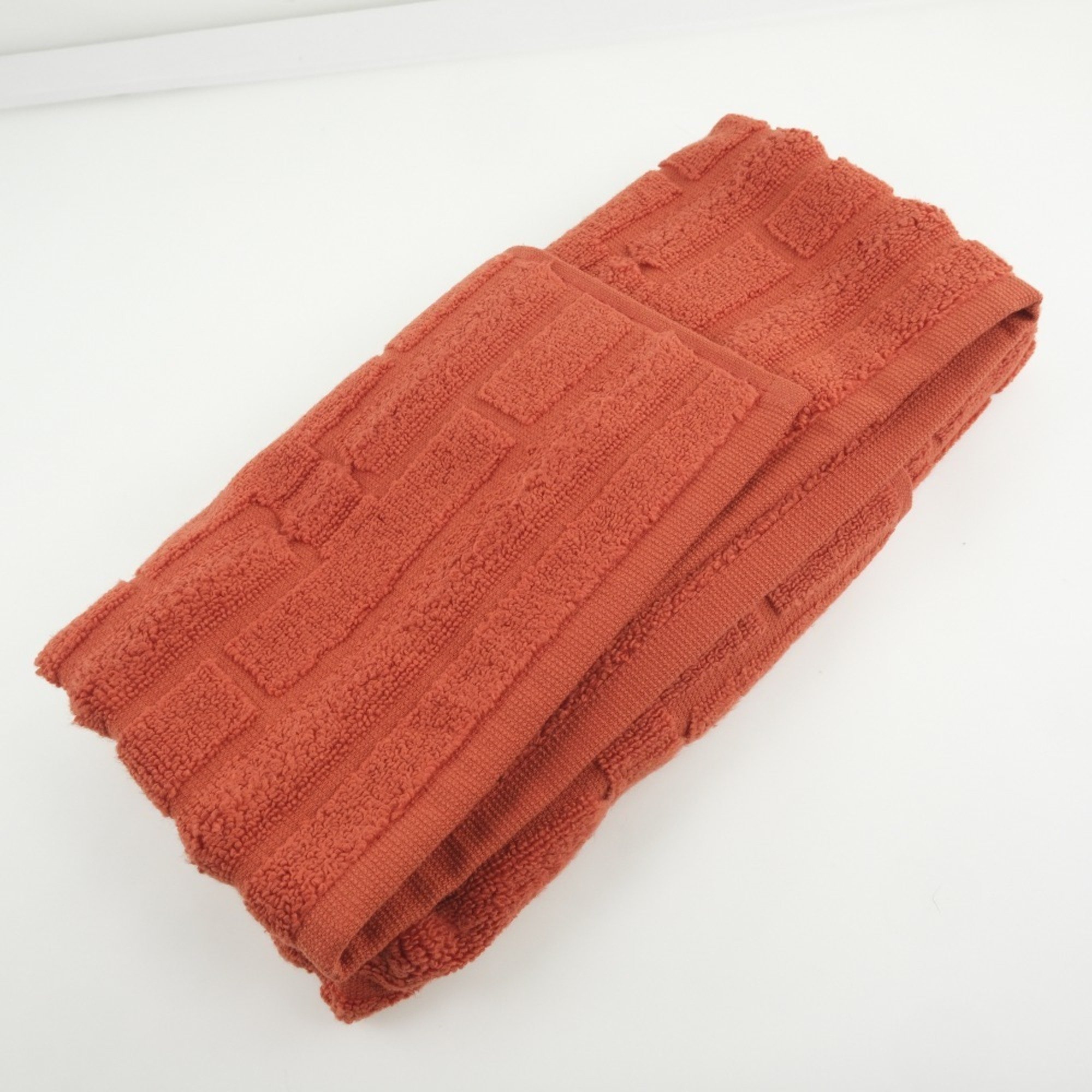 HERMES Hermes 101300M-18 Cotton Orange Unisex Towel