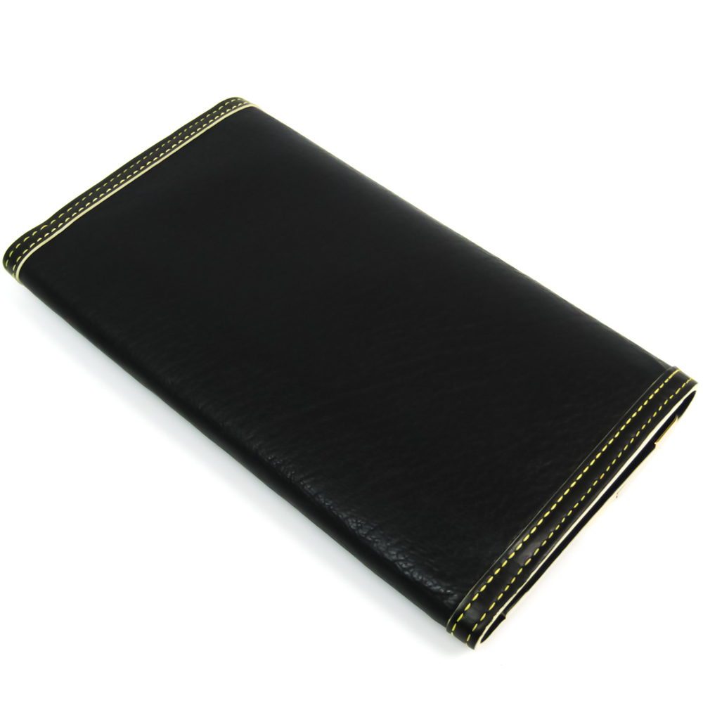 Louis Vuitton Black Suhali Porte Tresor International Wallet at
