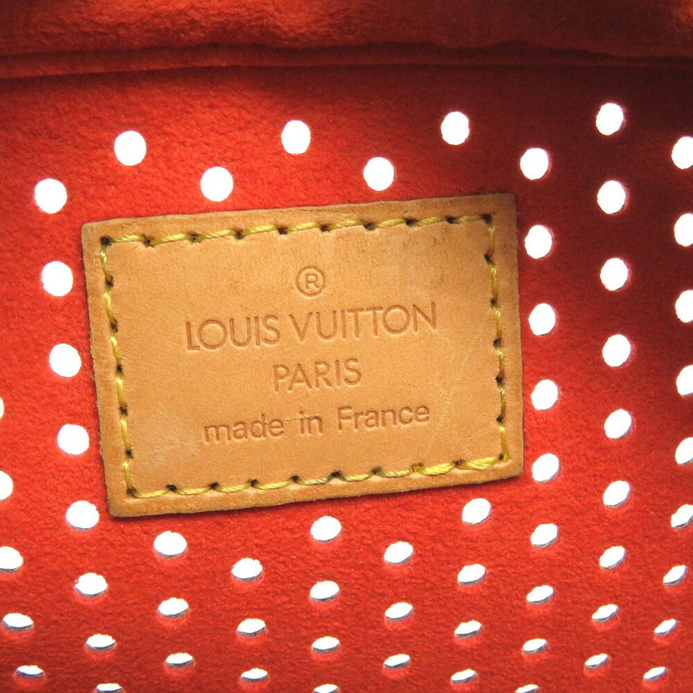 Louis Vuitton - Orange Monogram Perforated Trocadero Mini