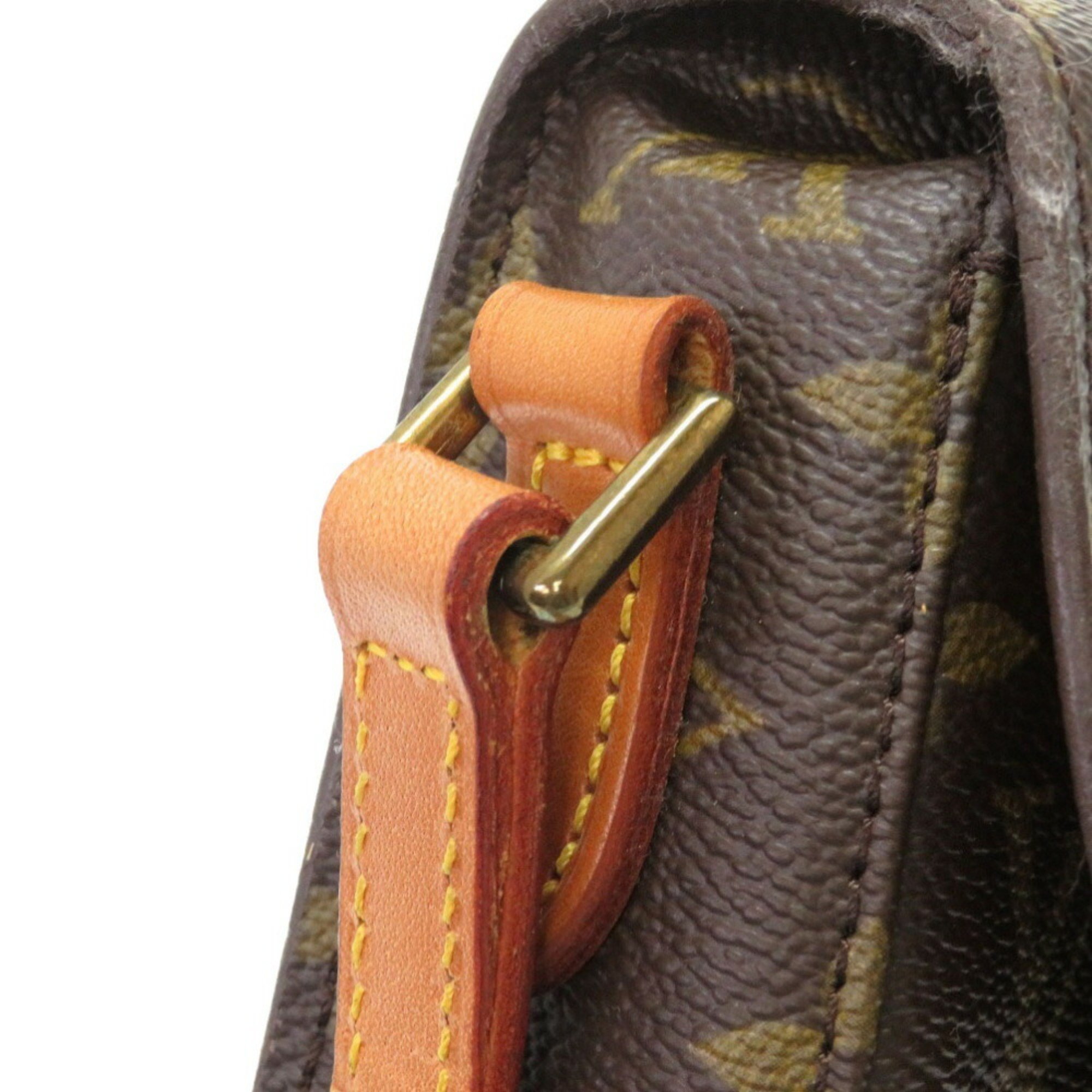 Louis Vuitton Monogram Mini Saint-Cloud M51245 Shoulder Bag 0068 LOUIS VUITTON