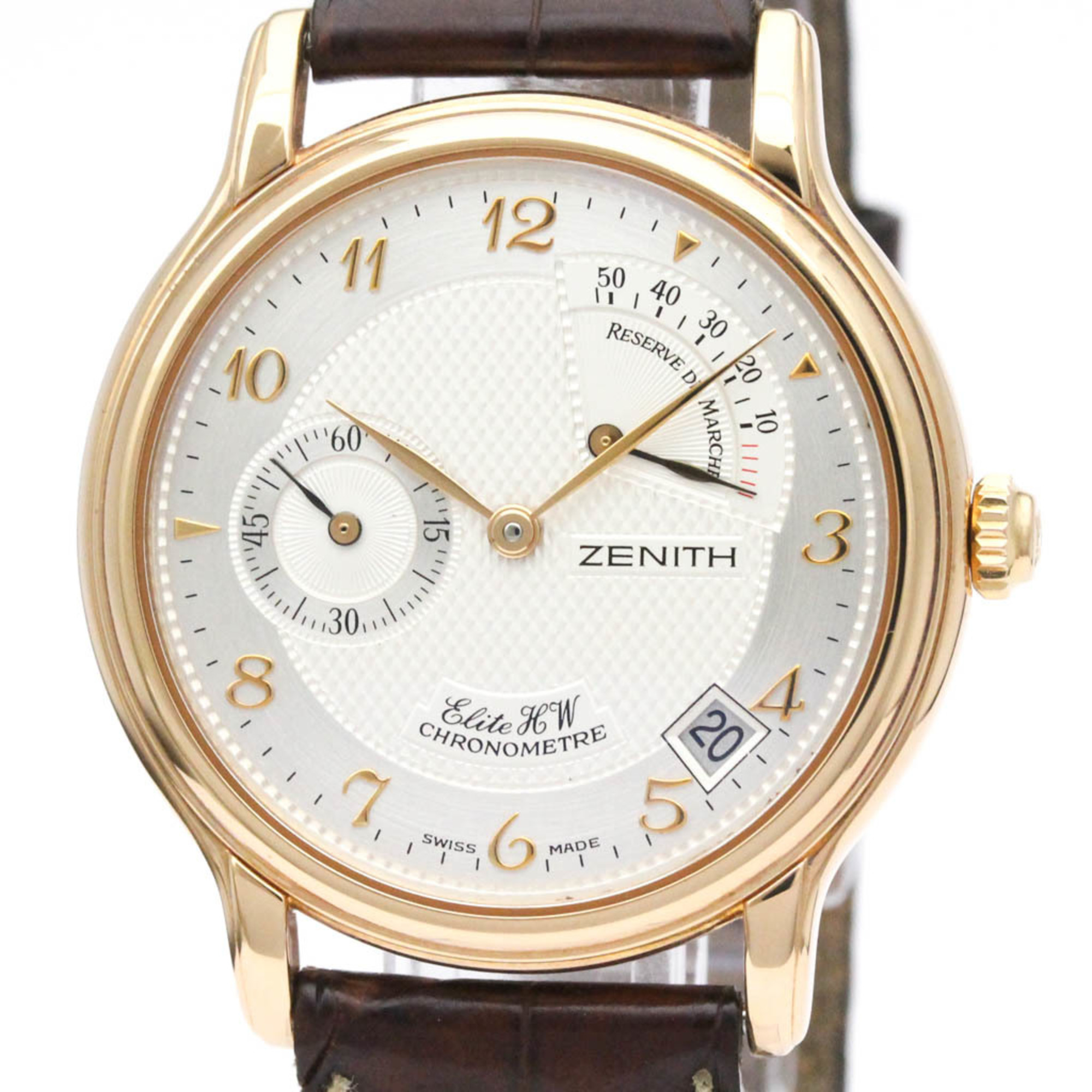 ZENITH Elite Power Reserve 18K Pink Gold Mechanical Watch 17.0240.655 BF539695