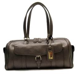 MORABITO handbag Boston bag bronze leather