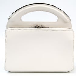 Balenciaga Mayon 332072 Women's Leather Handbag White