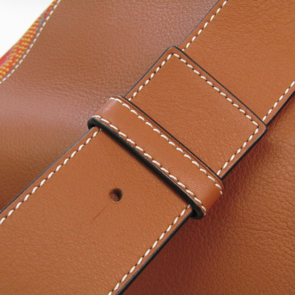 Shop LOEWE ANTON Unisex Calfskin Street Style Plain Leather Crossbody Bag  by SHACKLE