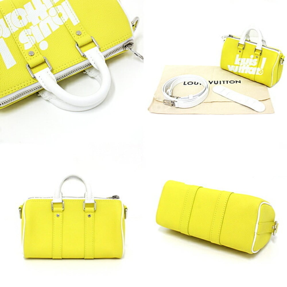 Replica Louis Vuitton Keepall XS Bag In Yellow Leather M80842 for Sale