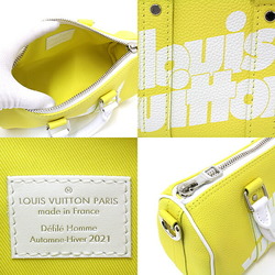 Louis Vuitton Virgil Abloh Yellow Leather Everyday LV Keepall