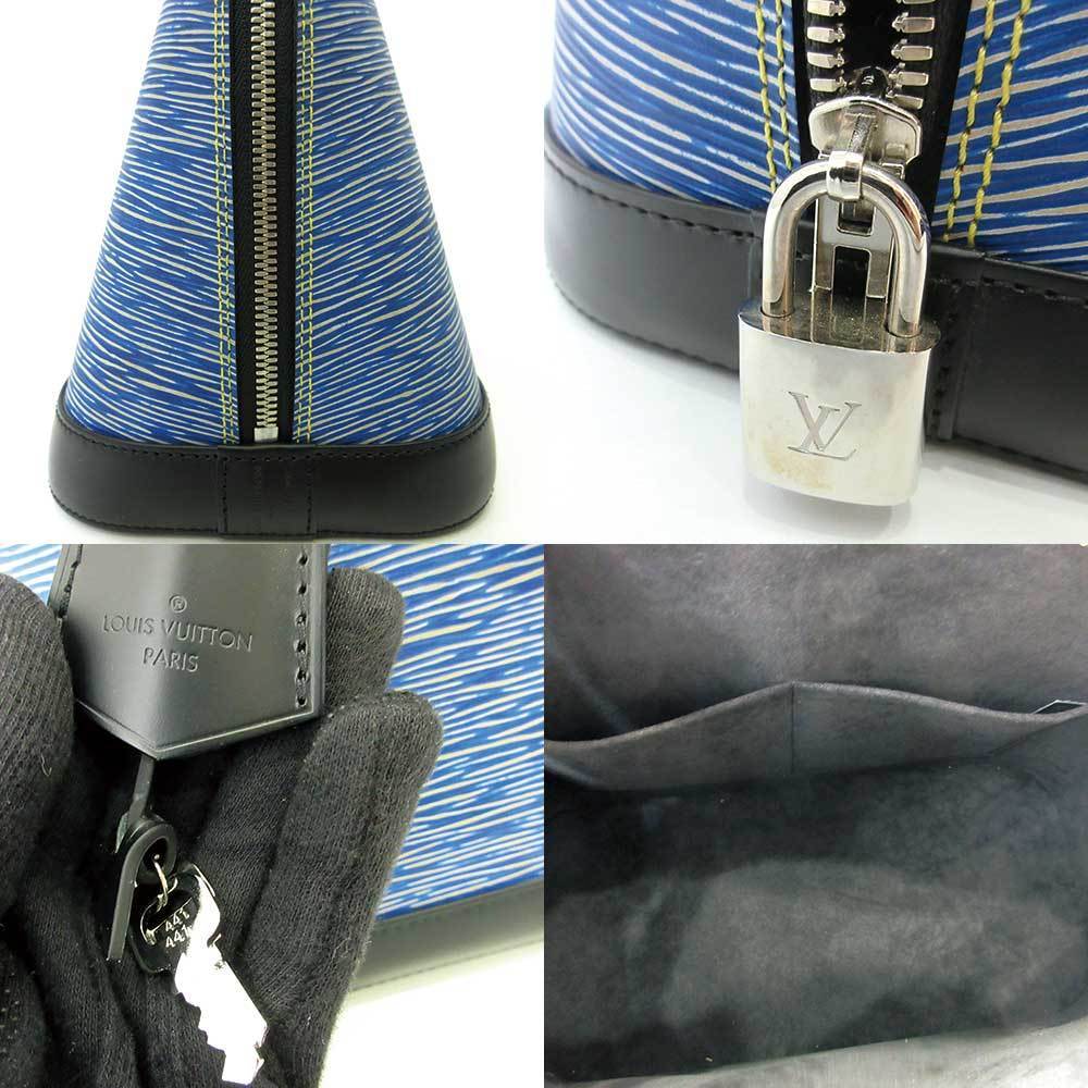 Louis Vuitton Alma PM Blue Handbag Women's Epi Denim M51052 | eLADY  Globazone