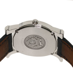 Hermes HR1.510 H Watch Rondo Stainless Steel / Leather Boys HERMES