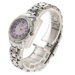 Hermes CP1.210 Clipper Watch Stainless Steel / SS Ladies HERMES