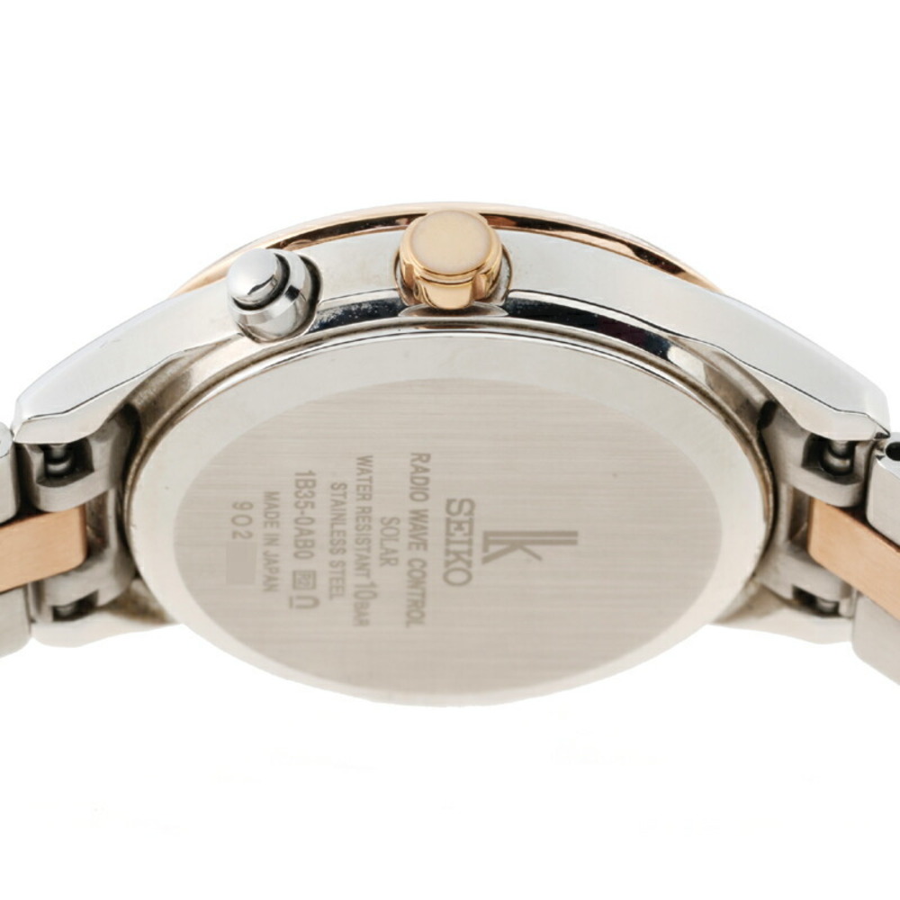 Seiko Lukia Men's Watch 1B35-0AB0 Stainless Steel White Dial | eLADY  Globazone