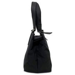 Salvatore Ferragamo Ferragamo Tote Bag Black Sport AU-21 9771 Nylon Leather Salvatore Handbag Magic Tape Sportline Ladies Silver