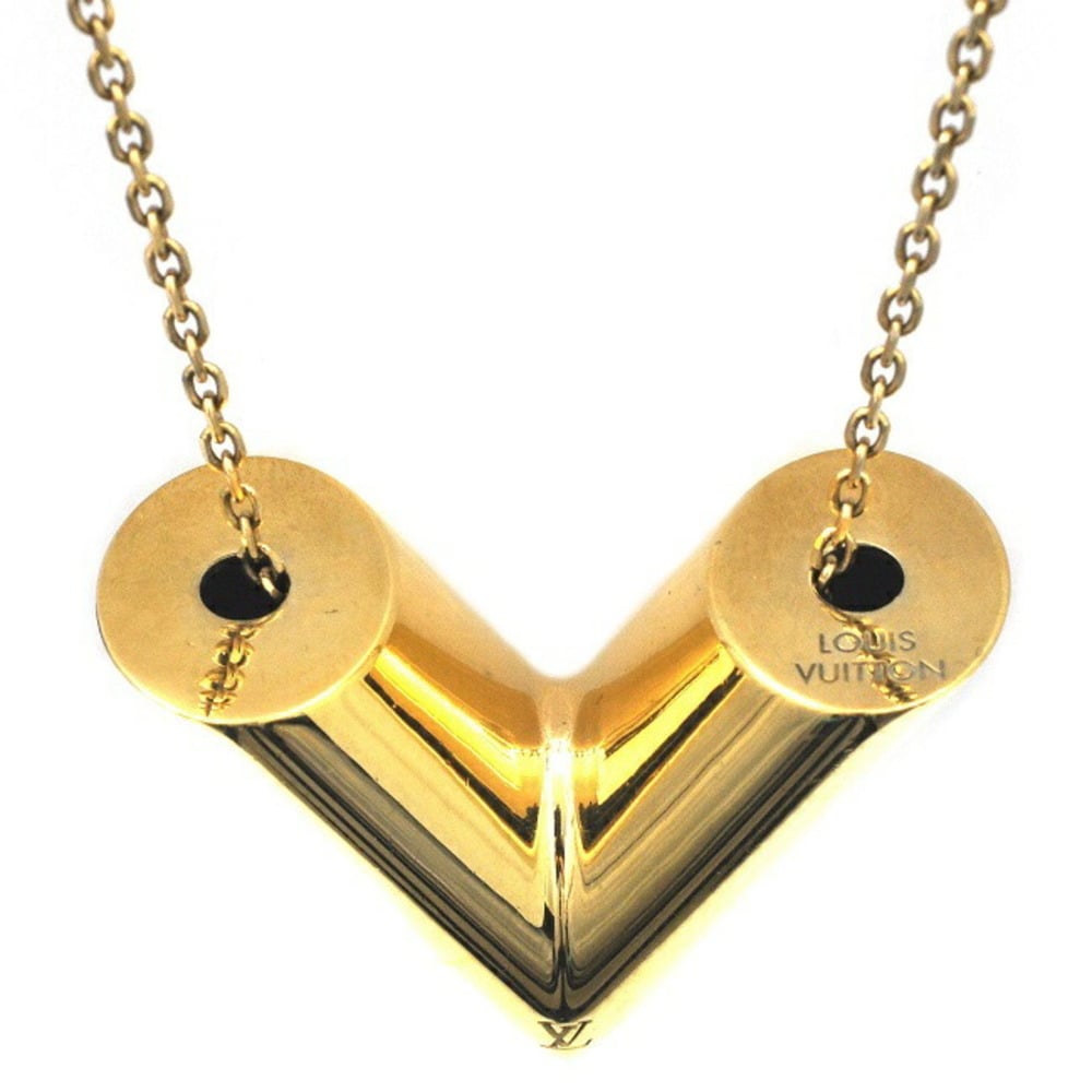 Louis Vuitton Necklace Essential V PM Gold MP1465 GP LE0194 LOUIS