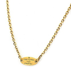 Louis Vuitton Essential V M63181 gold-plated black LE0168 women's  necklace [pre