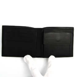 Bottega Veneta Unisex  Calfskin Wallet (bi-fold) Black