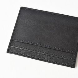 Saint Laurent / Card Case YSL SAINT LAURENT Paisley Pattern Studs Leather Black 375949