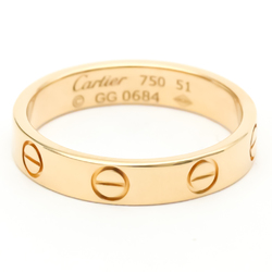 Cartier Love Mini Love Ring Pink Gold (18K) Band Ring