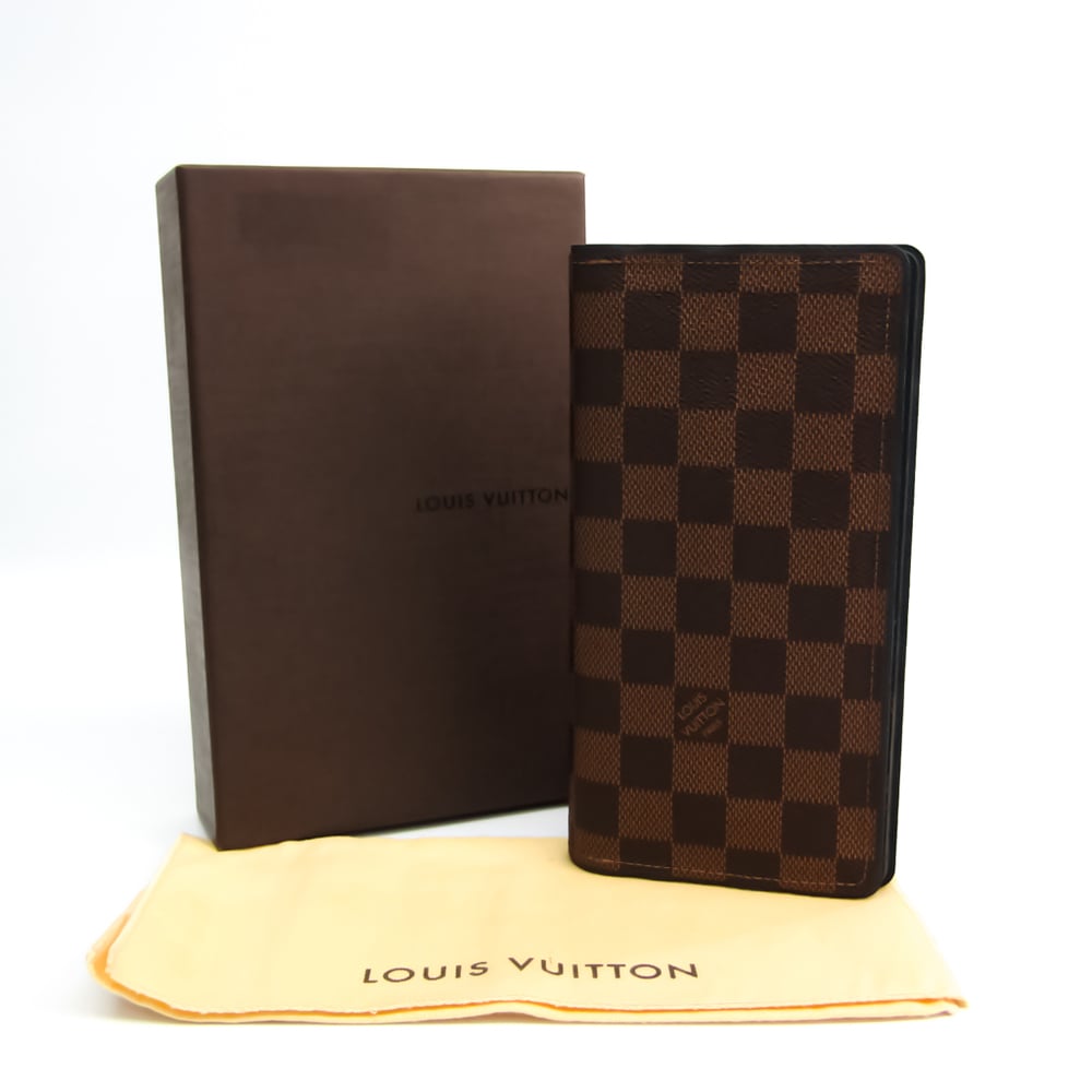 Louis Vuitton Ebene Checkbook Cover