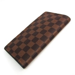 Louis Vuitton Damier Braza Wallet N63153 Men's Damier Canvas Long Wallet  (bi-fold) Blue,Ebene