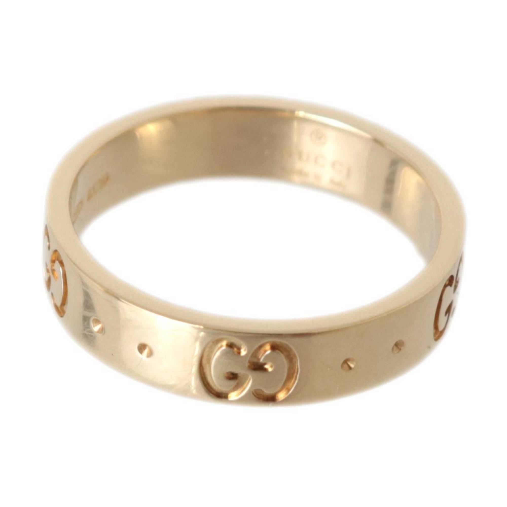 GUCCI / Gucci ICON icon K18 yellow gold ring size engraved 10