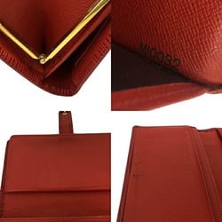Louis Vuitton Continental Vienois Castilian Red Epi M63257 Gamaguchi Long Wallet  Leather MI0032 LOUIS VUITTON Ladies