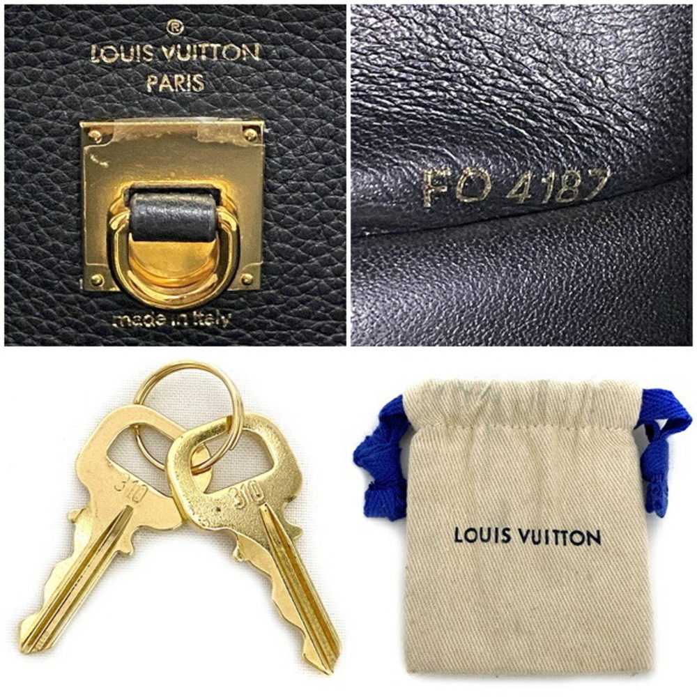 Louis Vuitton Steamer mm Black Calf