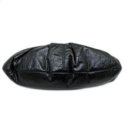 Salvatore Ferragamo Tote Bag Gancini Enamel Patent Leather Ladies Black
