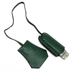 Hermes Tool Set Green Silver Leather