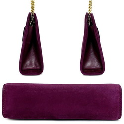 Purple Gold Velvet Hand Bag