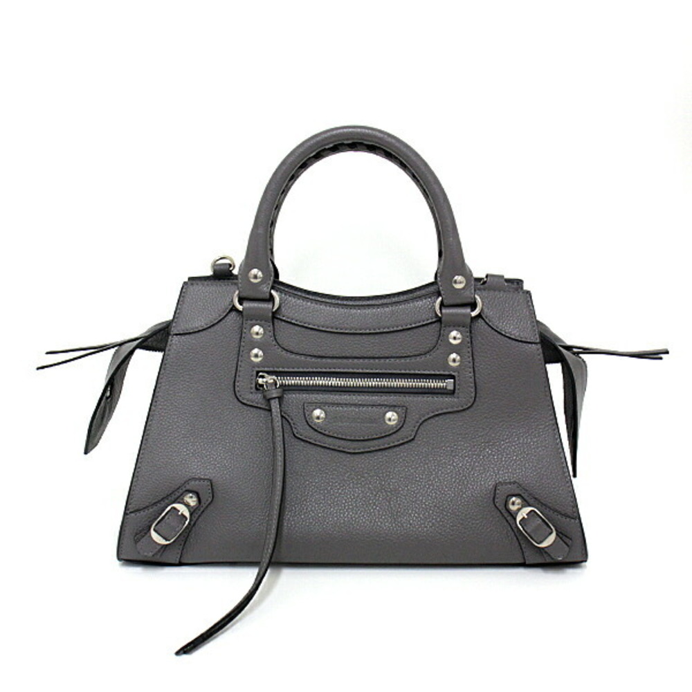 Balenciaga BALENCIAGA Neo Classic Small Top Handle Bag 638521 Gray / Silver  Handbag | eLADY Globazone