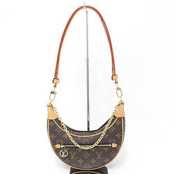Louis Vuitton brown Leather Monogram Loop Shoulder Bag