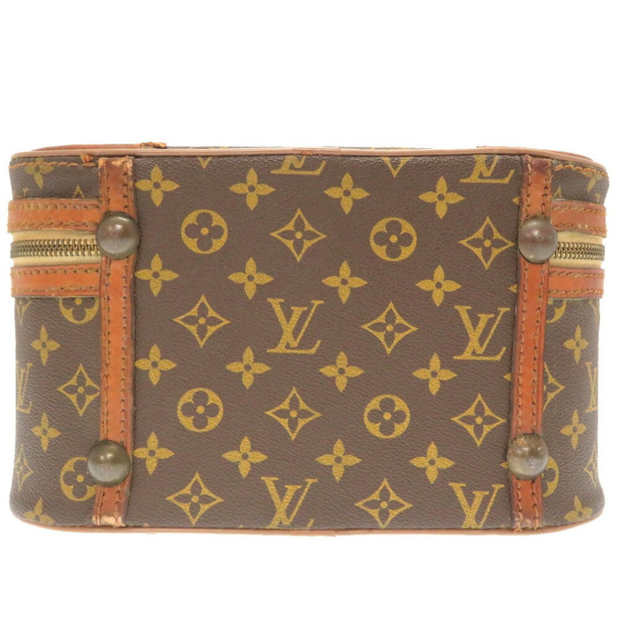 Louis Vuitton LOUIS VUITTON Monogram Mini Trunk Case Bag