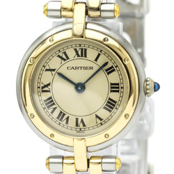Cartier Panthere Round Quartz Stainless Steel,Yellow Gold (18K) Women's Dress/Formal 1057920