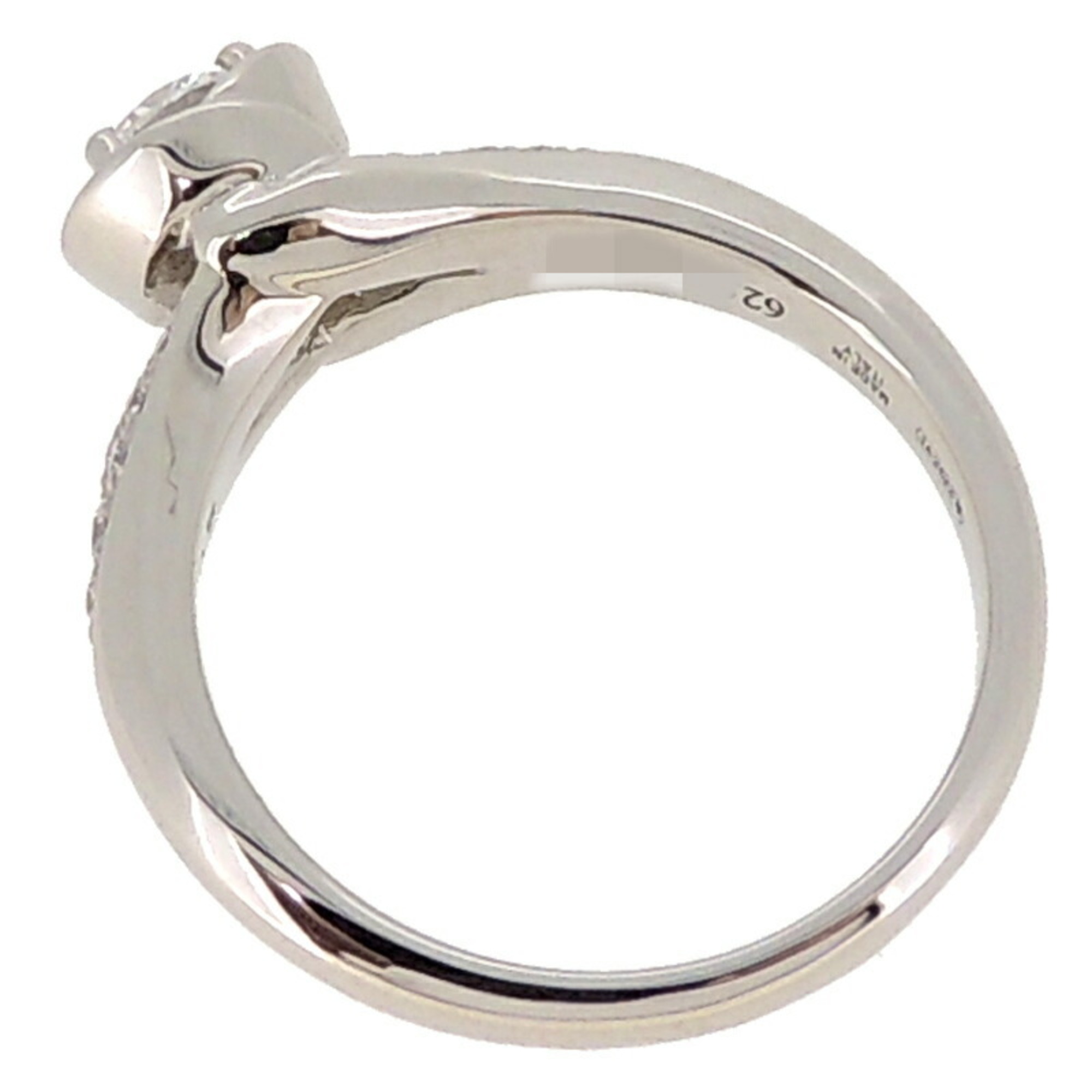 Bvlgari Pt950 Incontro Damore Ladies Ring Platinum 7.5