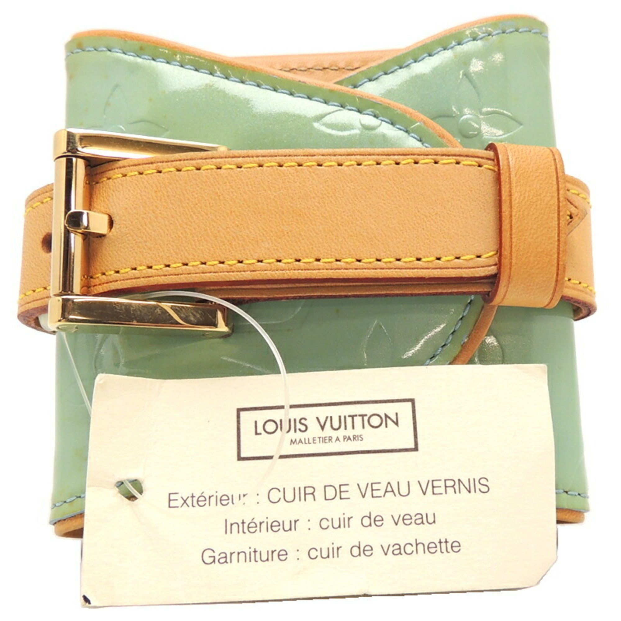 Louis Vuitton Raffiet Street Women's Bracelet M91013 Verni Green