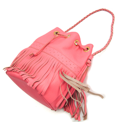 J&M Davidson Carnival L Women's Leather Shoulder Bag Pink | eLADY