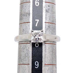 Tiffany Pt950 0.49ct Diamond Lucida Ladies Ring Platinum