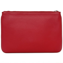 Balenciaga Pouch M Red Black Everyday 551992 Leather BALENCIAGA Clutch Bag Mini