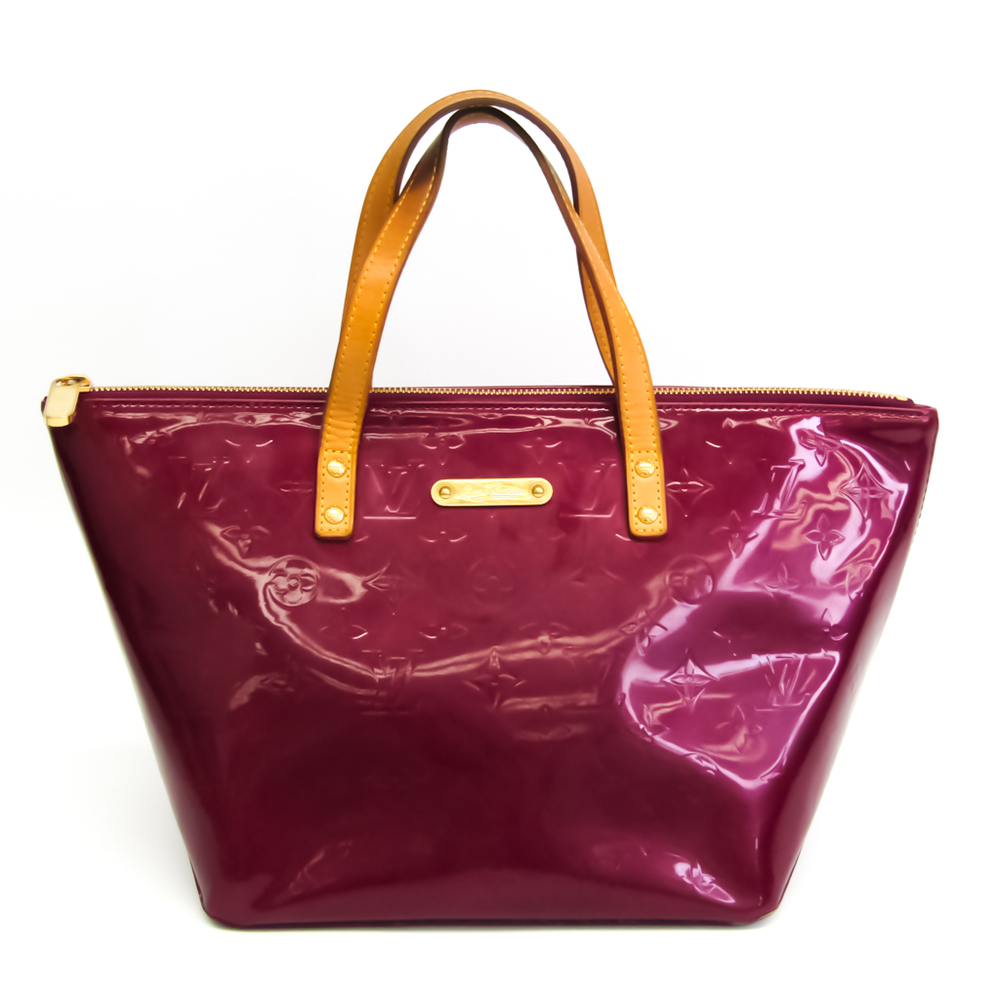 Louis Vuitton Monogram Vernis Bellevue PM M93584 Women's Handbag Violet