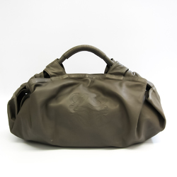 Loewe Nappa Aire Women's Leather Handbag Gray